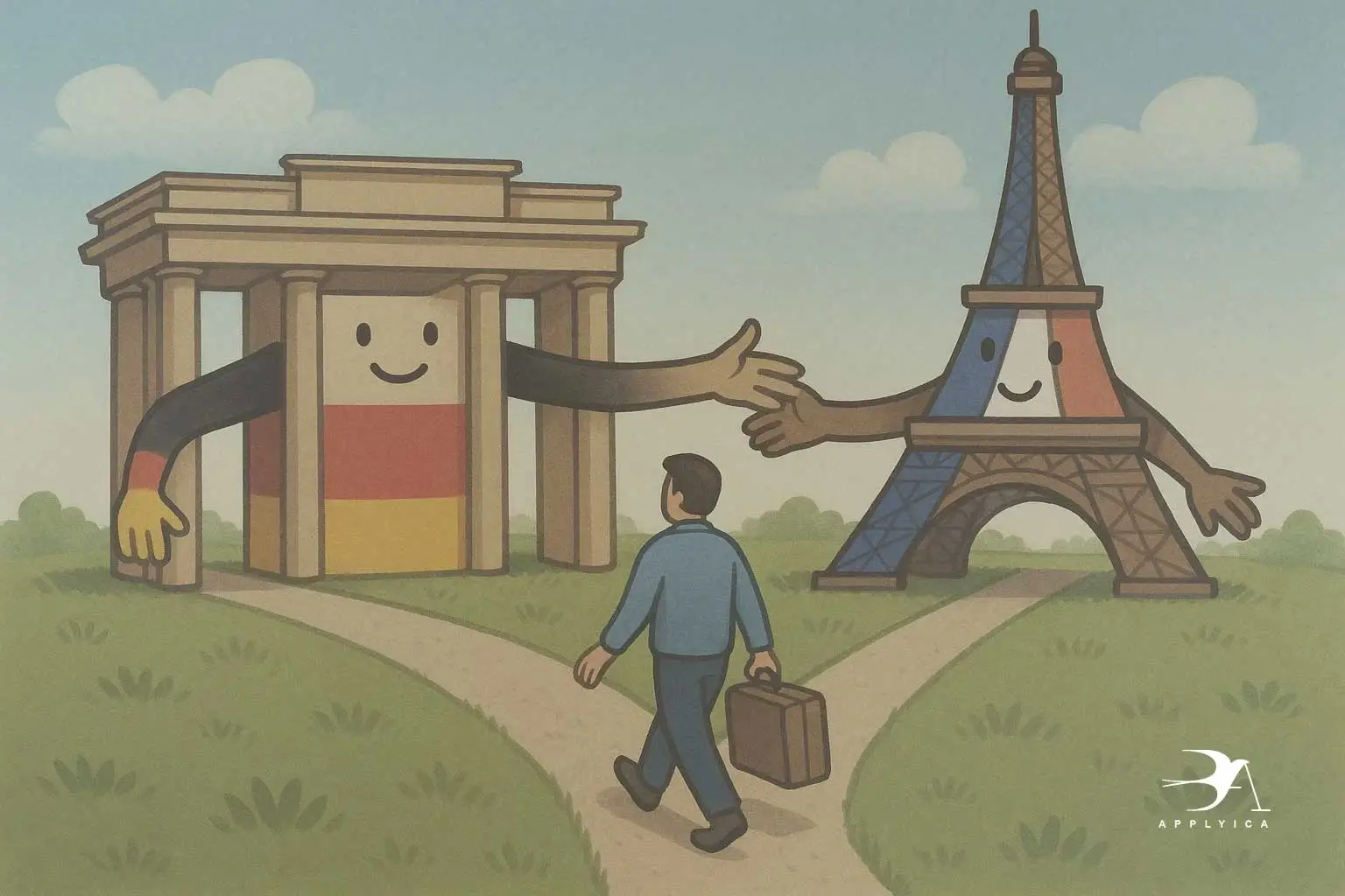 آلمان یا فرانسه برای مهاجرت