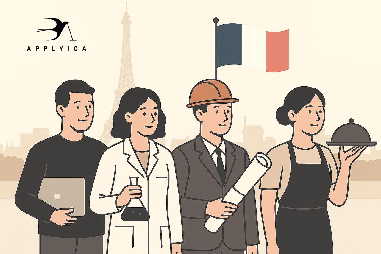 بهترین رشته ها برای مهاجرت به فرانسه    