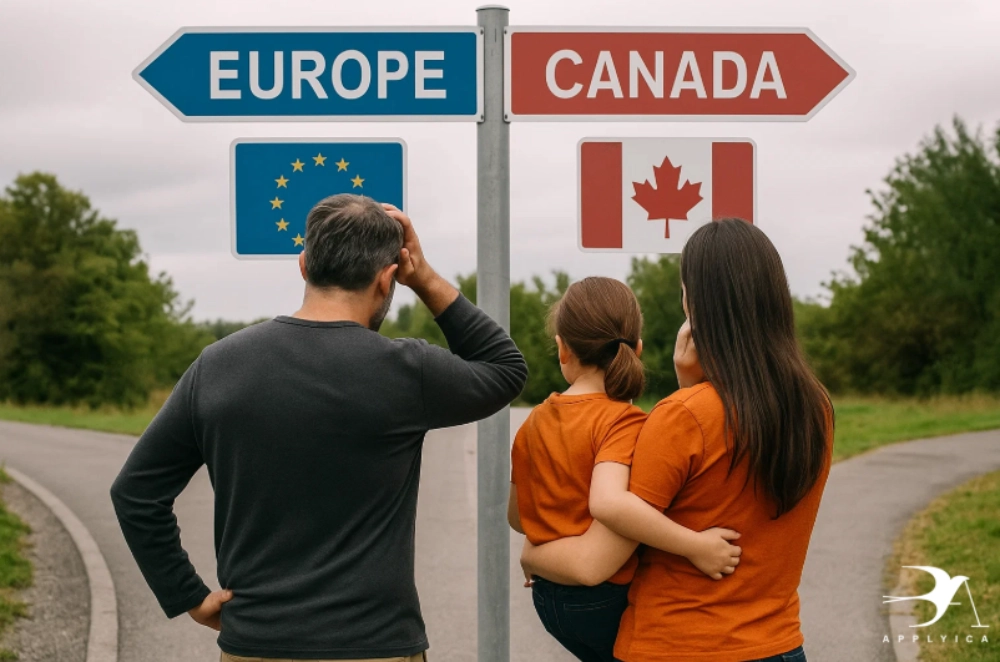 اروپا یا کانادا برای مهاجرت 