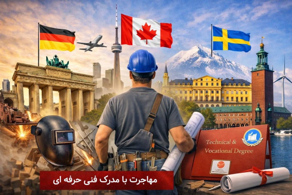مهاجرت با مدرک فنی حرفه ای در سال 2026